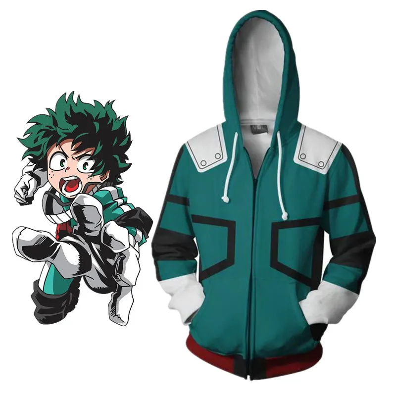 my boku no hero academia hoodie
