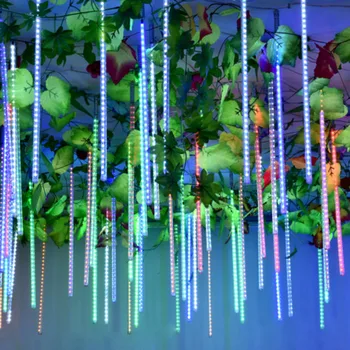 

30CM 50CM Waterproof Meteor Shower Rain String Fairy Light Outdoor Christmas Garland For Wedding Party Garden Decoration