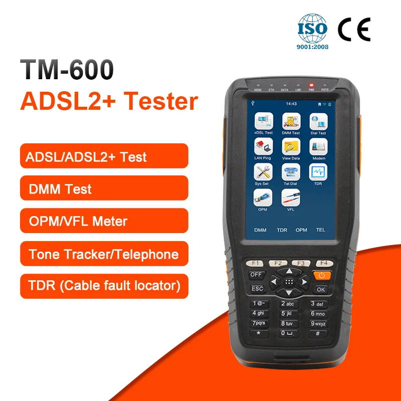 

High quality TM-600 ADSL2+Tester /ADSL ADSL2+ TESTER/ xDSL DHL FAST SHIP