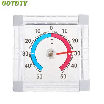 

OOTDTY Temperature Thermometer Window Indoor Outdoor Wall Greenhouse Garden Home