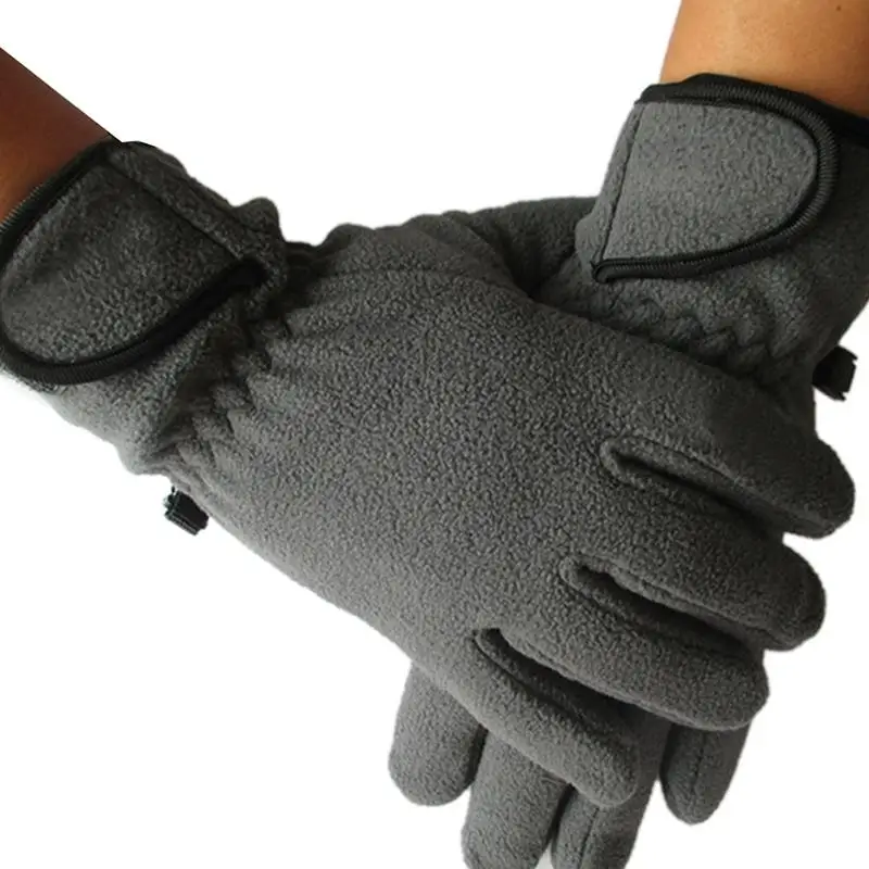 LumiParty Adult Warm Windproof Fleece Gloves Anti skid Durable Gloves