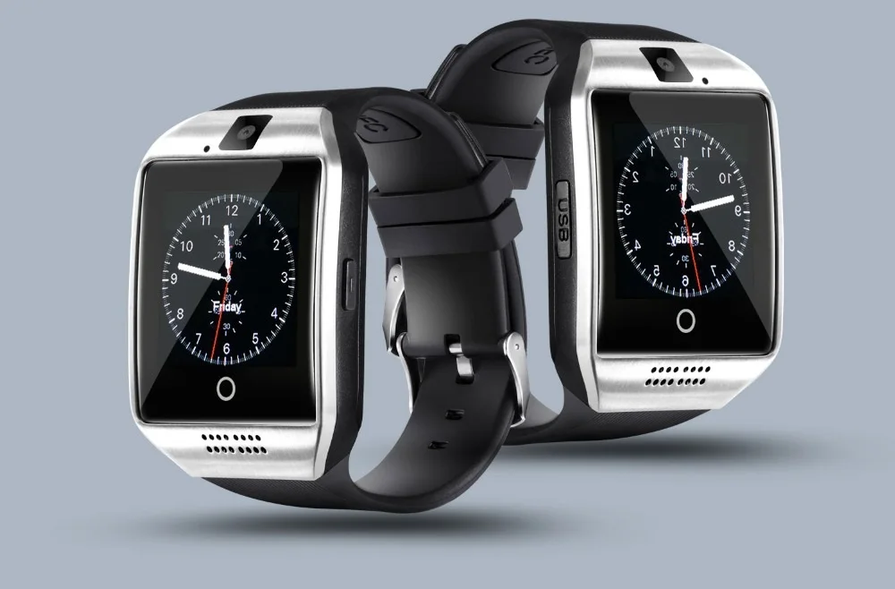 Stepfly Bluetooth Смарт часы Q18 с камерой Facebook Whatsapp Twitter Синхронизация SMS Smartwatch поддержка sim-карты TF для IOS Android