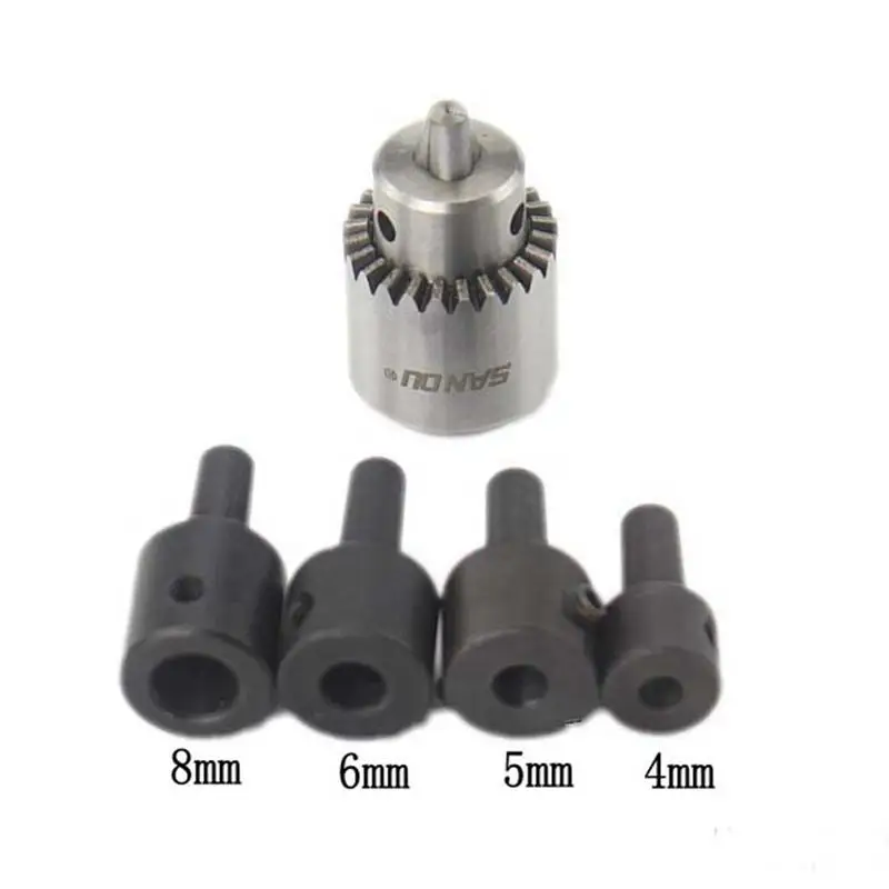 

Drill Chuck Clamping Range 0.4-4.5mm With Fit Motor Shaft O/D 5/6/8/10/11/12mm Connecting Rod CNC