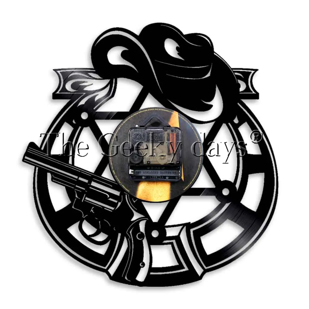 1Piece West World LED Light Sign Hat And Revolver Weapons Vinyl Record Wall Clock Cowboy Hat Atmosphere Light Wall Lamp 1Piece West World LED Light Sign Hat And Revolver Weapons Vinyl Record Wall Clock Cowboy Hat Atmosphere Light Wall Lamp
