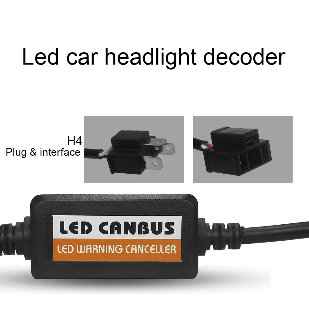 Roadsun H1 H3 H4 H7 9005 9006 H11 светодиодные Автомобильные фары Canbus проводка анти мерцание