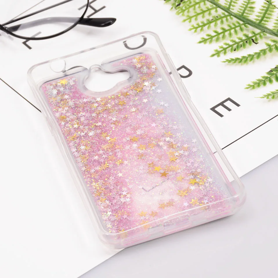 Reaoom for Huawei Y5 Y6 2017 Case Glitter Dynamic Liquid Colorful Star Quicksand Cute Bottle Unicorn Cover for Huawei Y5 Y6 2017 (6)