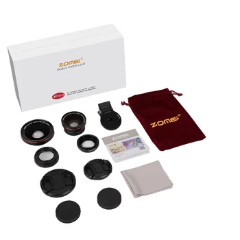 

ZOMEI Universal 37MM Cell Phones Filter Lens Set 0.6X Wide Angle + 0.42X Lens Kit Set With Macro Lens For iPhone For smartphone