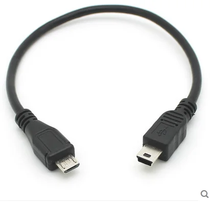 10 قطعة المصغّر USB نوع B ذكر إلى البسيطة USB نوع B الذكور المضيف وتغ كابل محول الحبل