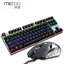 Professional LED Backlit red blue black switch font b Gaming b font Mechanical Keyboard font b