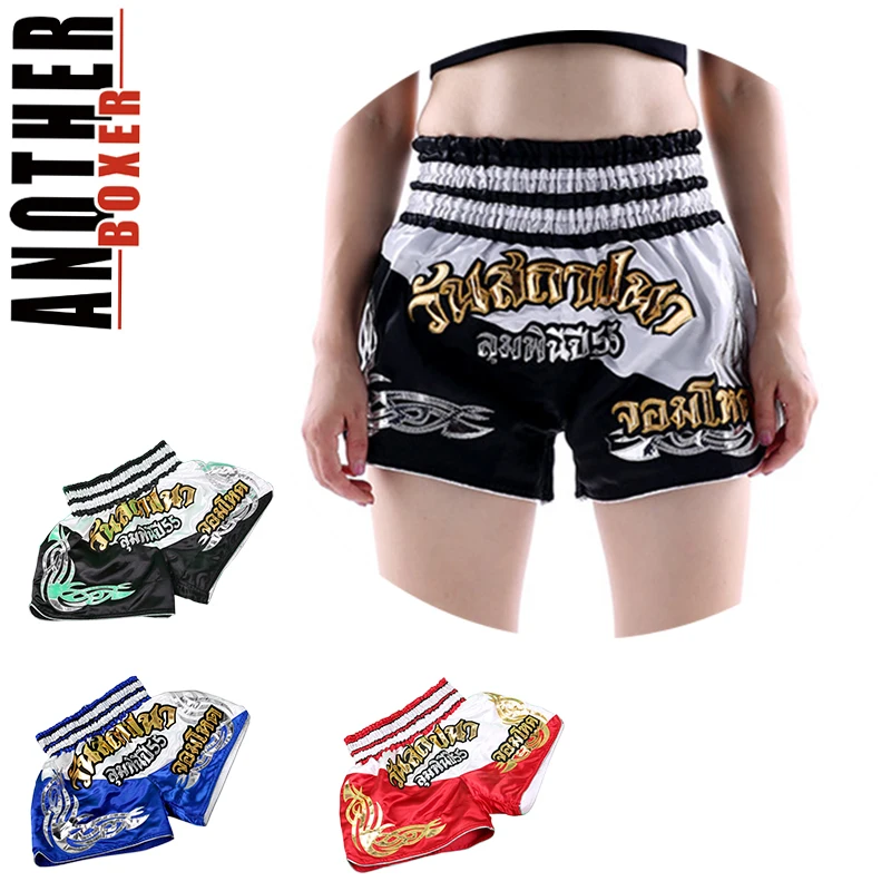 

2018 Men's Boxing Pants Printing MMA Shorts Fight Grappling Short Polyester Kick Gel Boxing Muay Thai Pants Thai Boxing Shorts