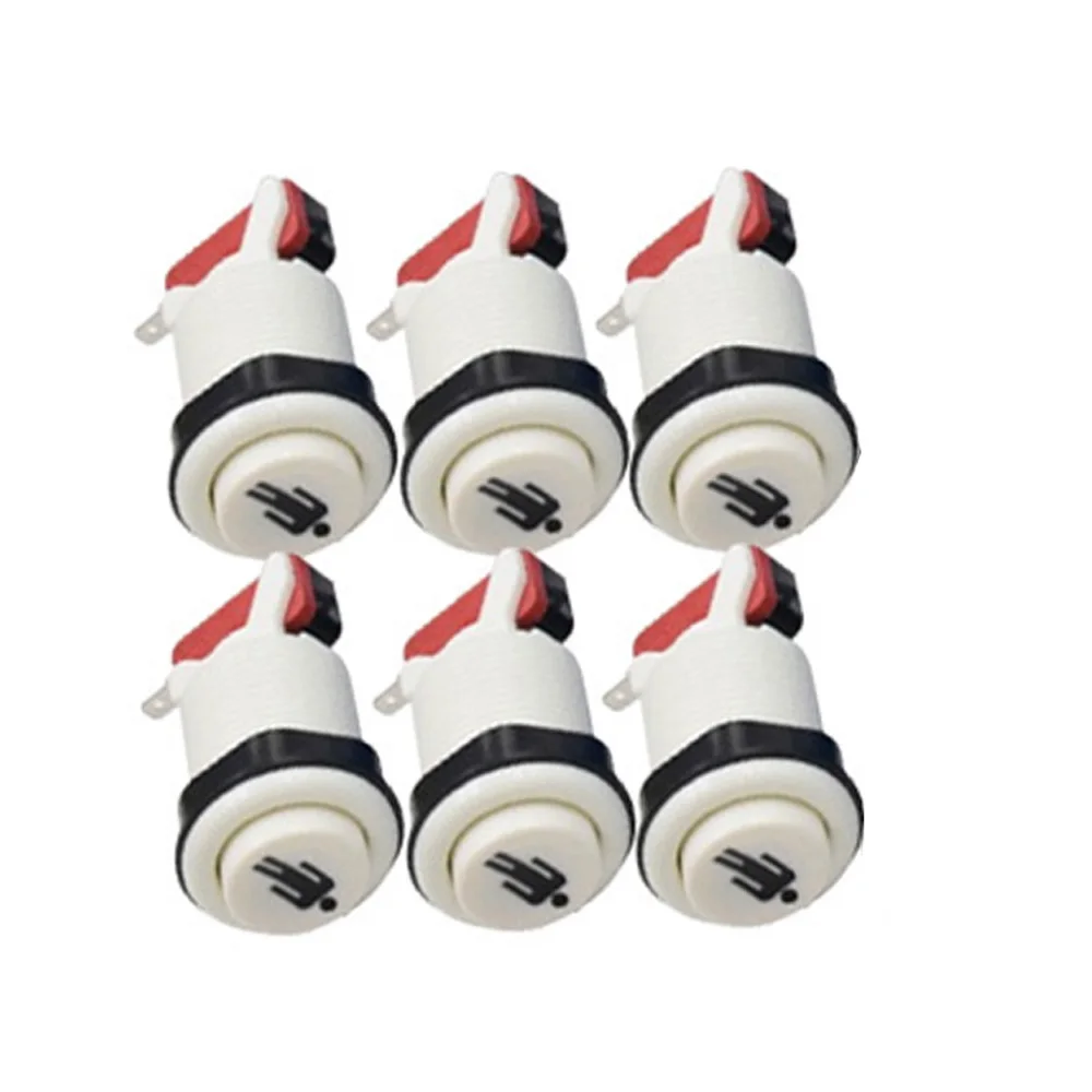 

12pcs / Lot 28mm american Type Arcade Push Buttons with Micro switch for Jamma Mame Arcade Games DIY kit machine