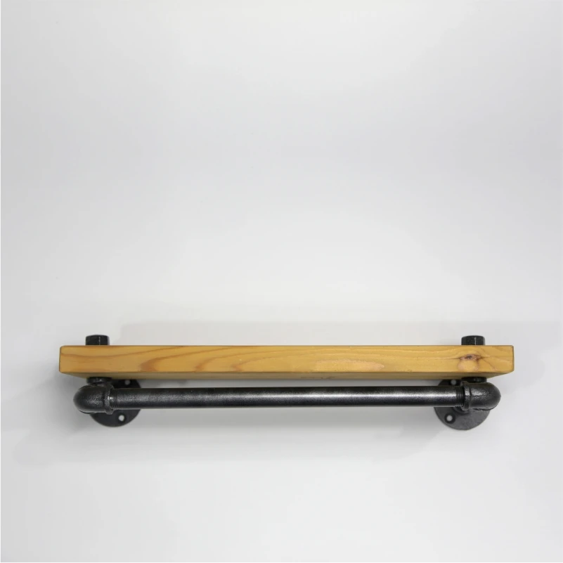

1PCS Wall Shelf Wood Metal Storage Holders Racks Bathroom Shelves for Living Room/Kitchen/Bathroom/Behind Doors FJ-ZN1Y-012A0