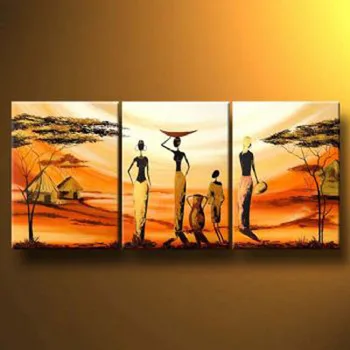 

3Pcs Modern Picture Diamond Painting Cross Stitch Wall For Living Room Quadro Cuadros Decoration Paris City Africa