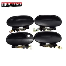 WOLFIGO Outside Outer Door Handles Front Left Rear Right For Hyundai Accent 1995-1999 82660-22000,82650-22000,83660-22000