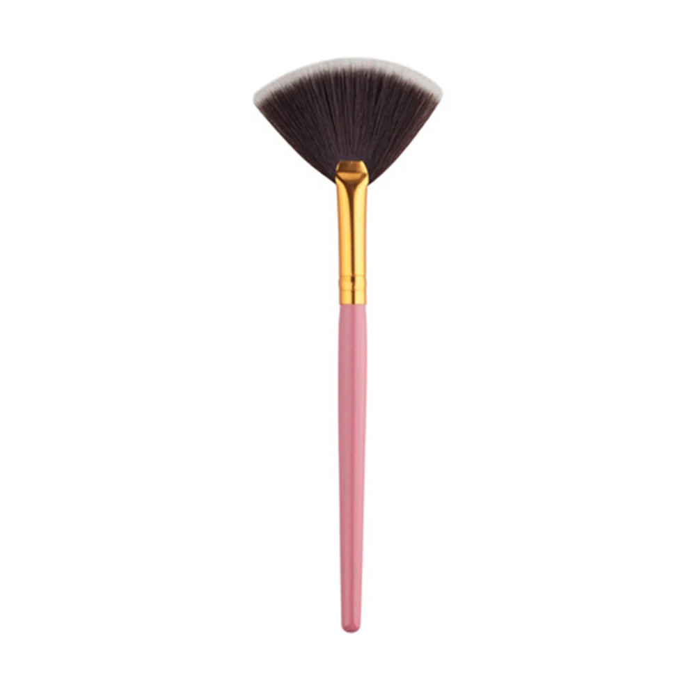 1pc Large Fan Makeup Brush Powder Brush Highlighter Brush Contour Make