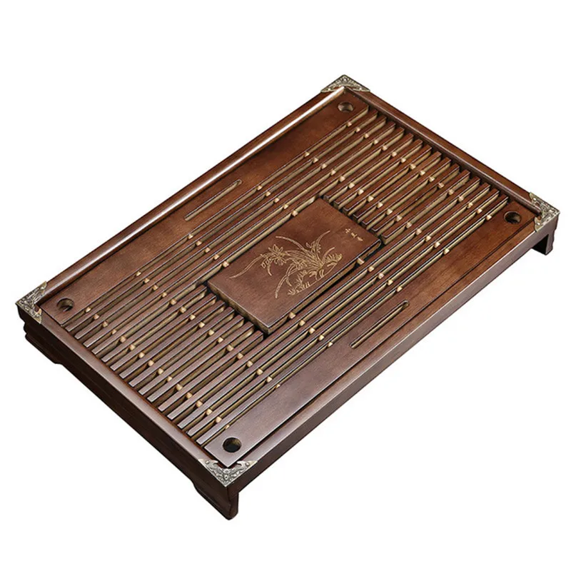 

Chinese Traditional Wooden Tray Wood Tea Table Tea Sea Tea Set,Kung Fu Tea Tray tools for cup and teapot crafts tray 43*28*6cm