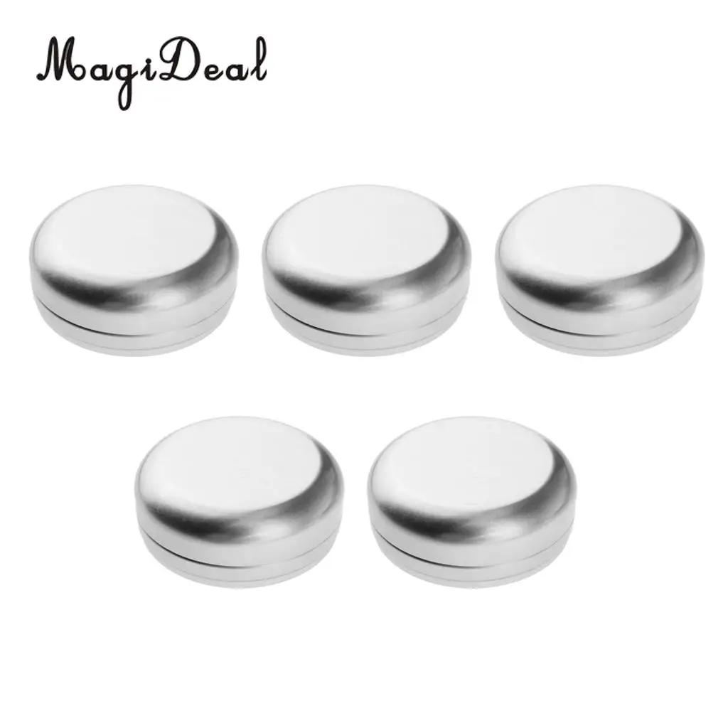 5 Pack 100ml Aluminum Empty Metal Tin Case for Handmade Lotion Bar Soap Hair Wax Skin Moisturizers Cosmetics Container