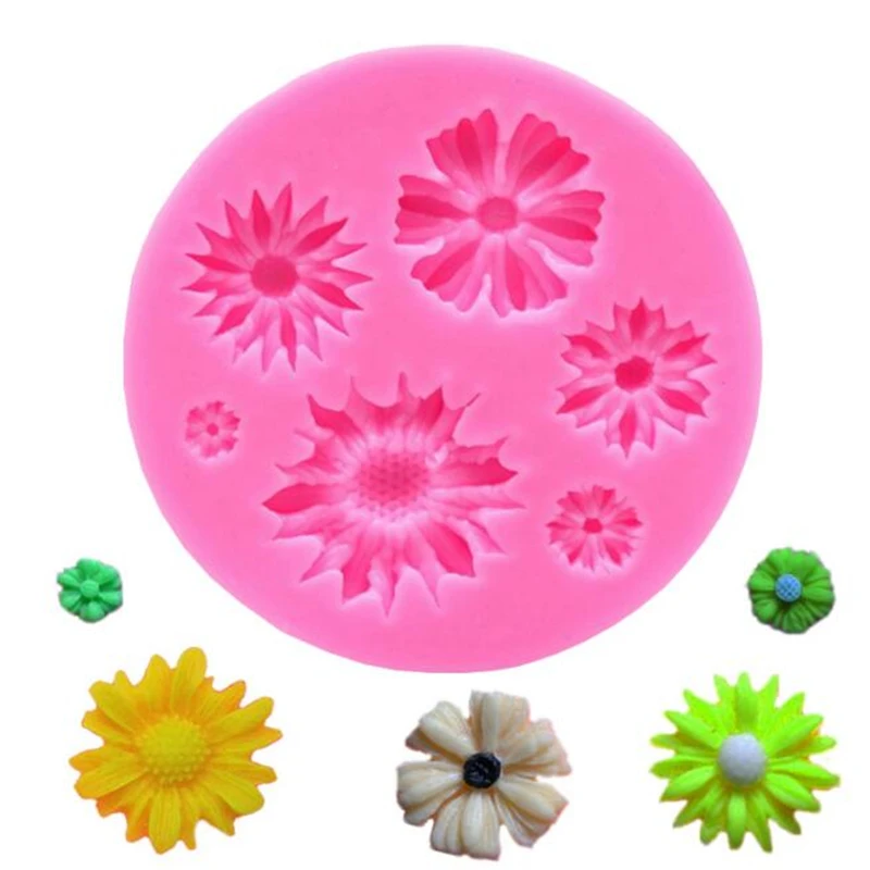 Солнцезащитный цветок силиконовая форма Креативные 3D инструменты для украшения