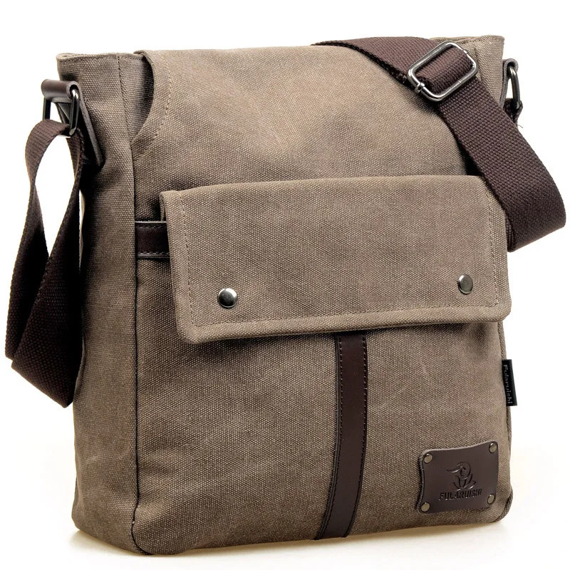 2016 Casual Men s Canvas Bags Multifunctional Men Travel Bags Men Messenger Shoulder Bags Male Satchel