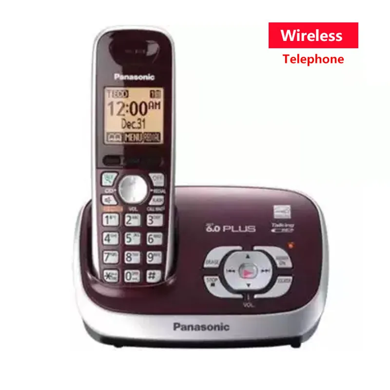 Цветной Dect 6,0, ID, цифровой беспроводной телефон с системой ответа, беспроводная базовая станция, беспроводной стационарный телефон для офиса