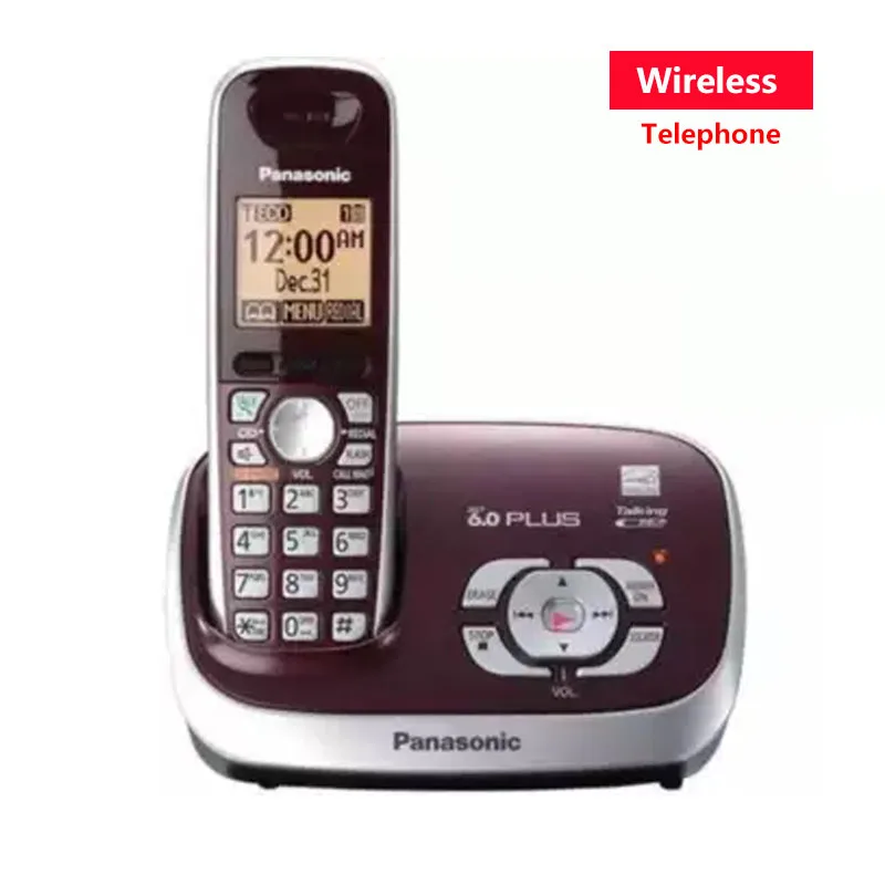 جديد اللون Dect 6.0 دعوة معرف رقمي هاتف لاسلكي مع الجواب نظام اللاسلكية قاعدة محطة اللاسلكي الثابتة الهاتف ل مكتب