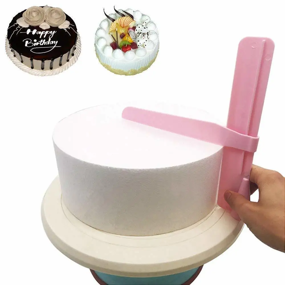 6pcs Cake Smoother Kits 2pcs Adjustable Cake Polisher with 4pcs