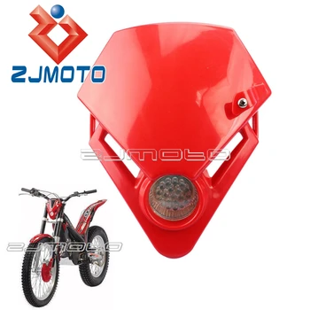 

Mini Dirt Bike Motorcycle Universal Vision LED Headlight Fairing For GASGAS TXT PRO 280 125 Racing Motorcycle Headlamp Red