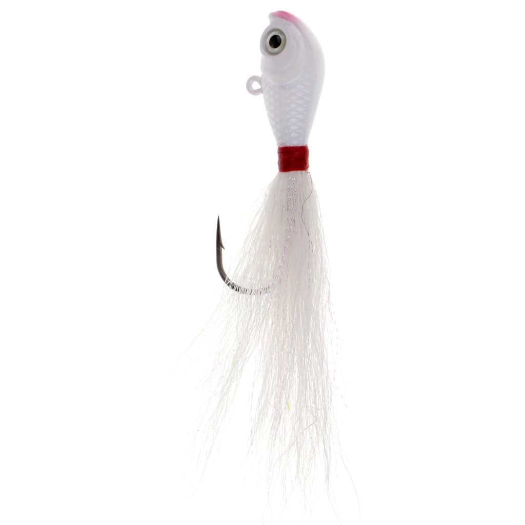 13cm 42g Jig Fluke Fishing Lure Saltwater Freshwater Baits Assorted Kit Bass Striper Bluefish Surf Bass Fishing Jig Hook Lure