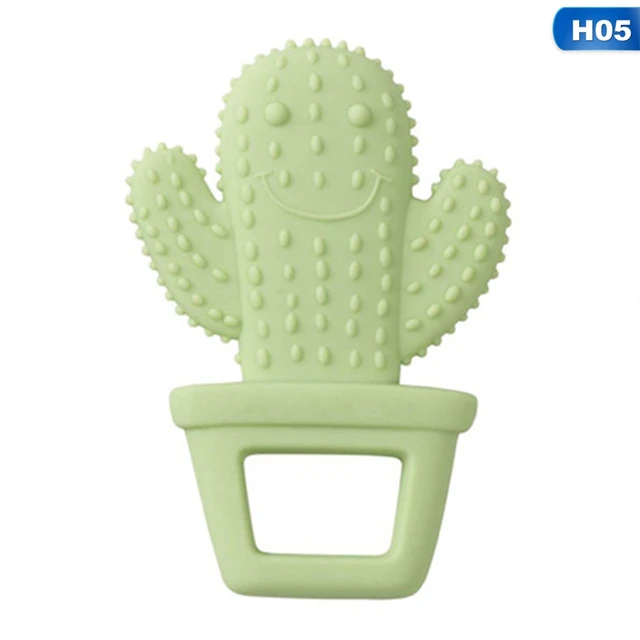 cactus silicone teether