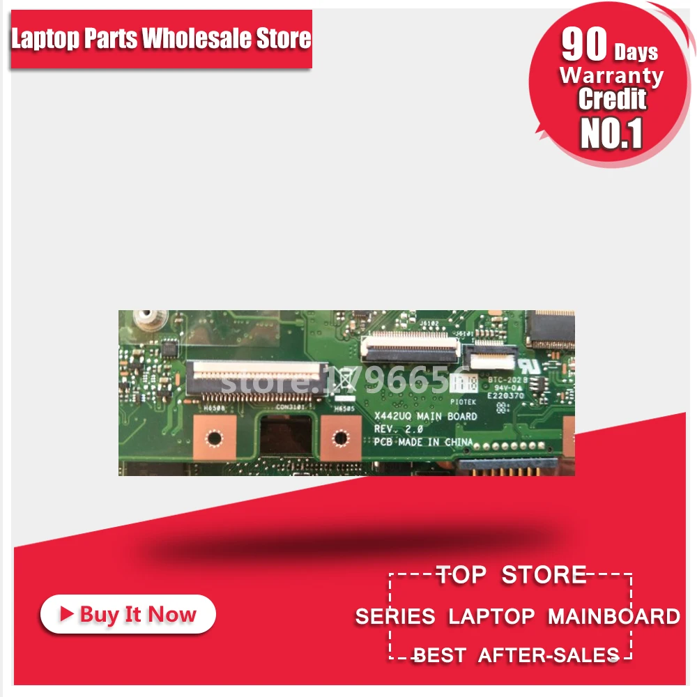  For ASUS X442 X442U X442UQ I7-8550 CPU Laptop Motherboard System Board Main Board Mainboard Card Lo