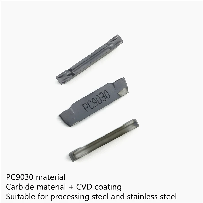 

MGMN200-G PC9030 MGMN200 Two-headed Cnc Cutting Korloy Coated Carbide Turning Insert For Grooving Holder Mgehr & Mgivr