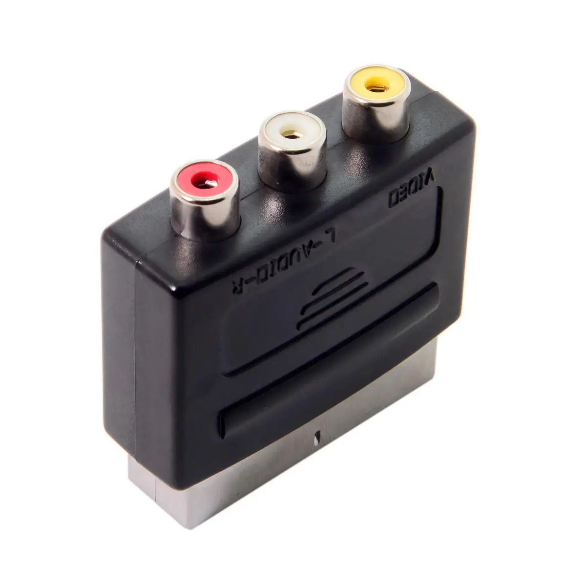 CY аудио видео композитный 3 RCA AV для Scart 21pin адаптер Microsoft Xbox и Европы