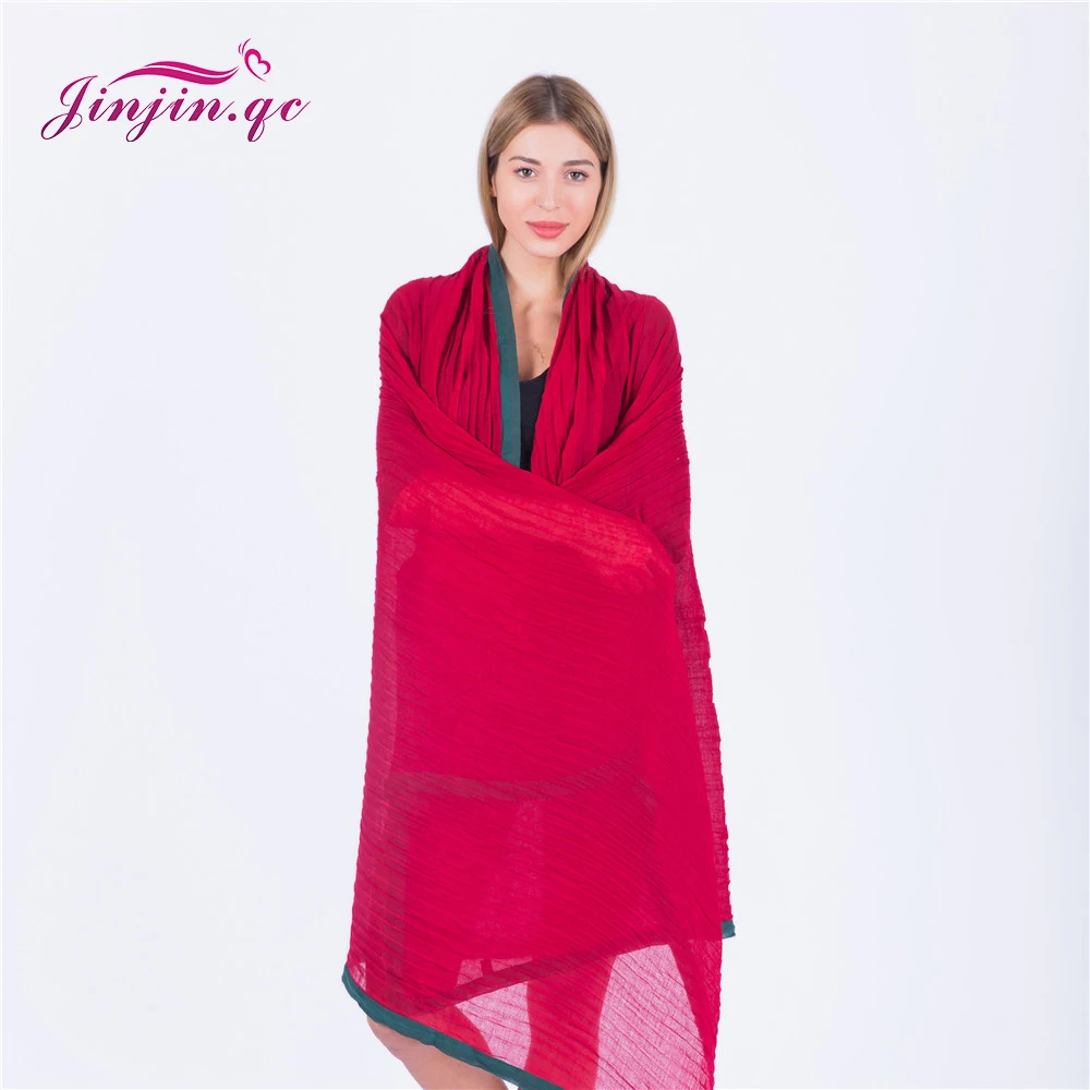Jinjin. QC 2019 Новый Модный Шарф Из Хлопка Женские Лоскутные Шарфы Богемный Стиль