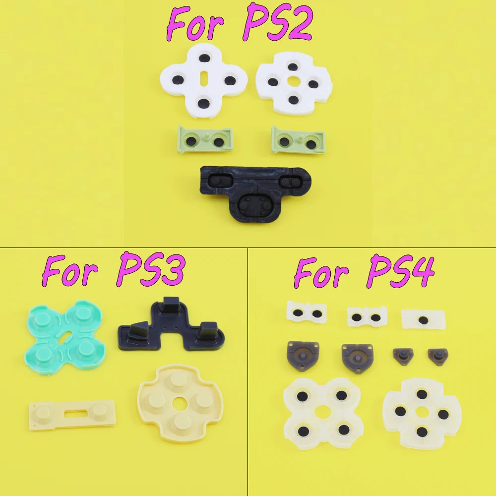 

JCD For PS2 PS3 PS4 Controller Repair Conductive Rubber Silicon Pads Replacement