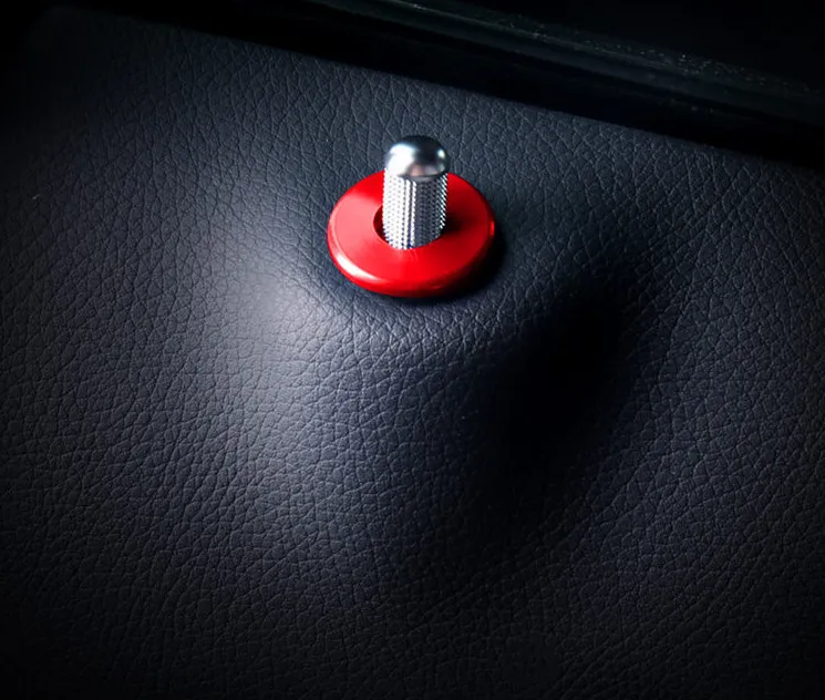  Car Door Lifting Bolt Circle Trim Decals Aluminium Alloy 4pcs For Mercedes Benz E Class W213 C Clas