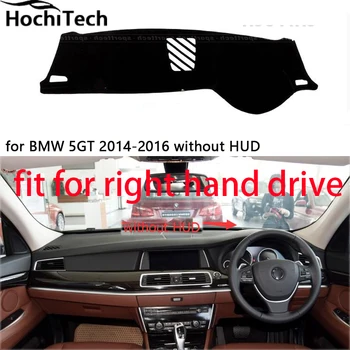 

For BMW 5 series 5GT right hand drive dashboard mat Protective pad black color car-styling Interior Refit Sticker Mat products