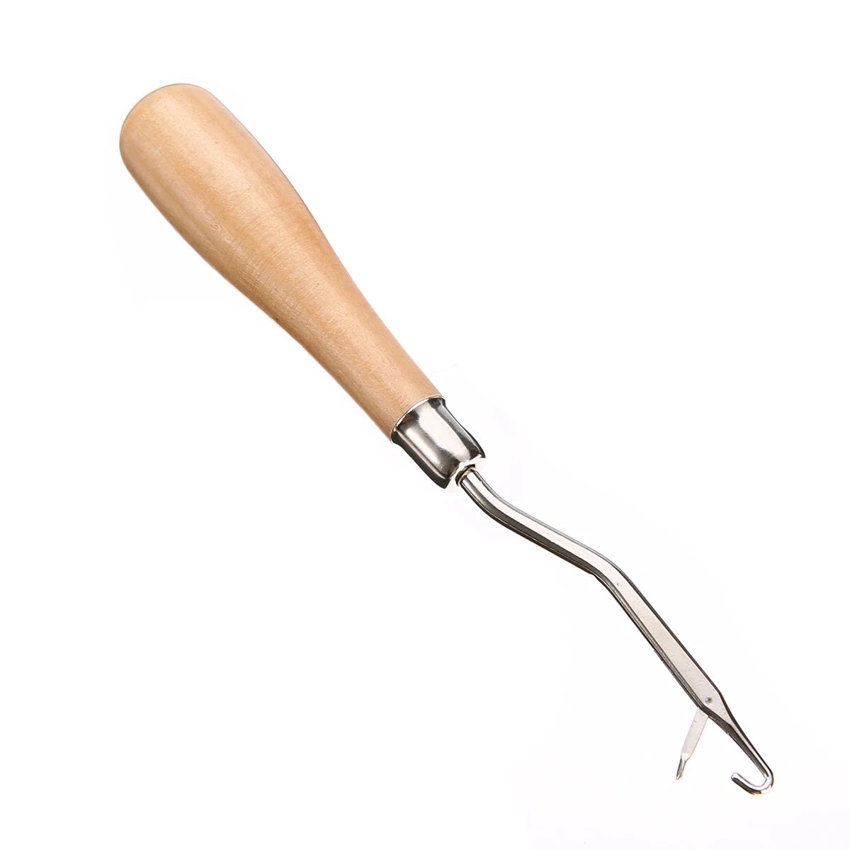 Crochet Needle Latch Hook with Wooden Handle Craft//Hair Extension Hook 6.22/"