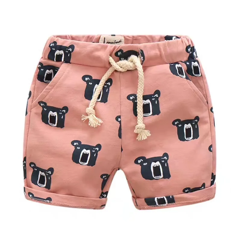 OLEKID/ г., летние шорты для мальчиков брендовые шорты с принтом животных для мальчиков от 18 месяцев до 6 лет, Повседневные детские шорты детская одежда