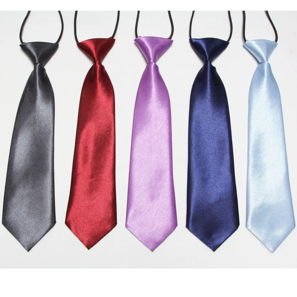 Fashion Kids School Neckwear Boys Necktie Ascot baby ties
