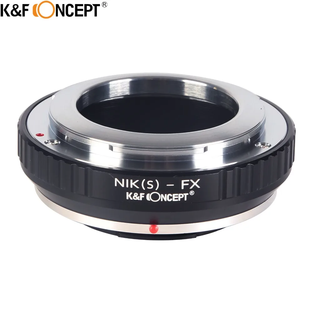 

K&F CONCEPT For Nikon(s)-FX Camera Lens Adapter Ring fit For Nikon(s) Lens To for Fujifilm X Mount Camera Body Fuji X-Pro1 X-M1