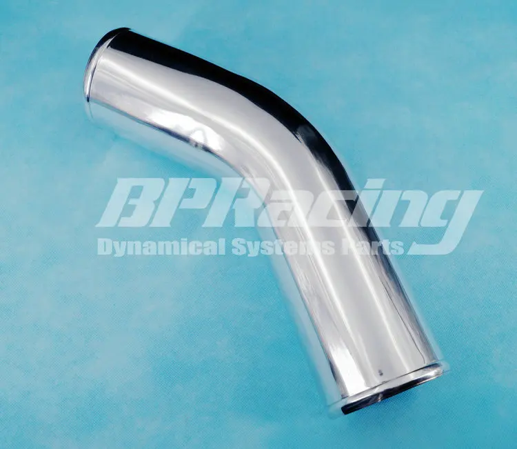 

3.5" Inch / 89mm OD /45 Degree /Universal Polished DIY aluminum pipe / air intake pipe/6061-T6 aluminum/Can be welded