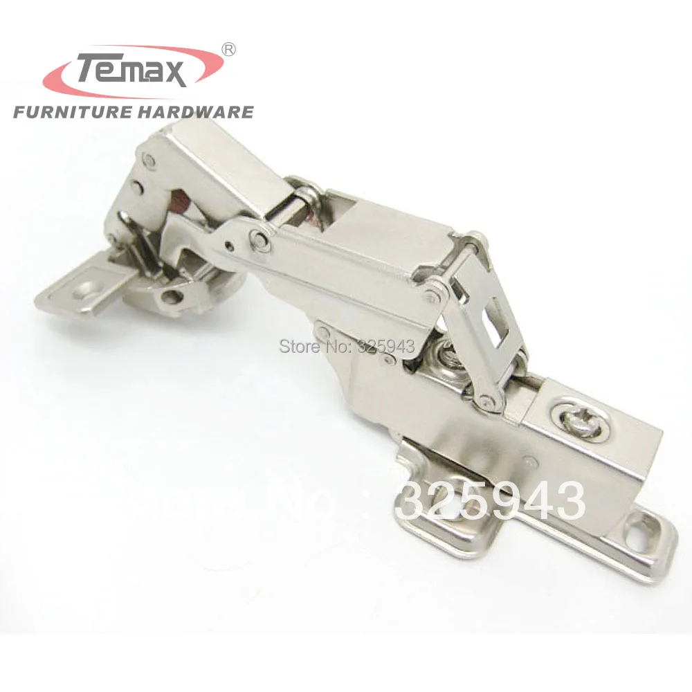 Insert 165 Degree Hydraulic Brass Buffer Satin Nickel Soft Close Clip