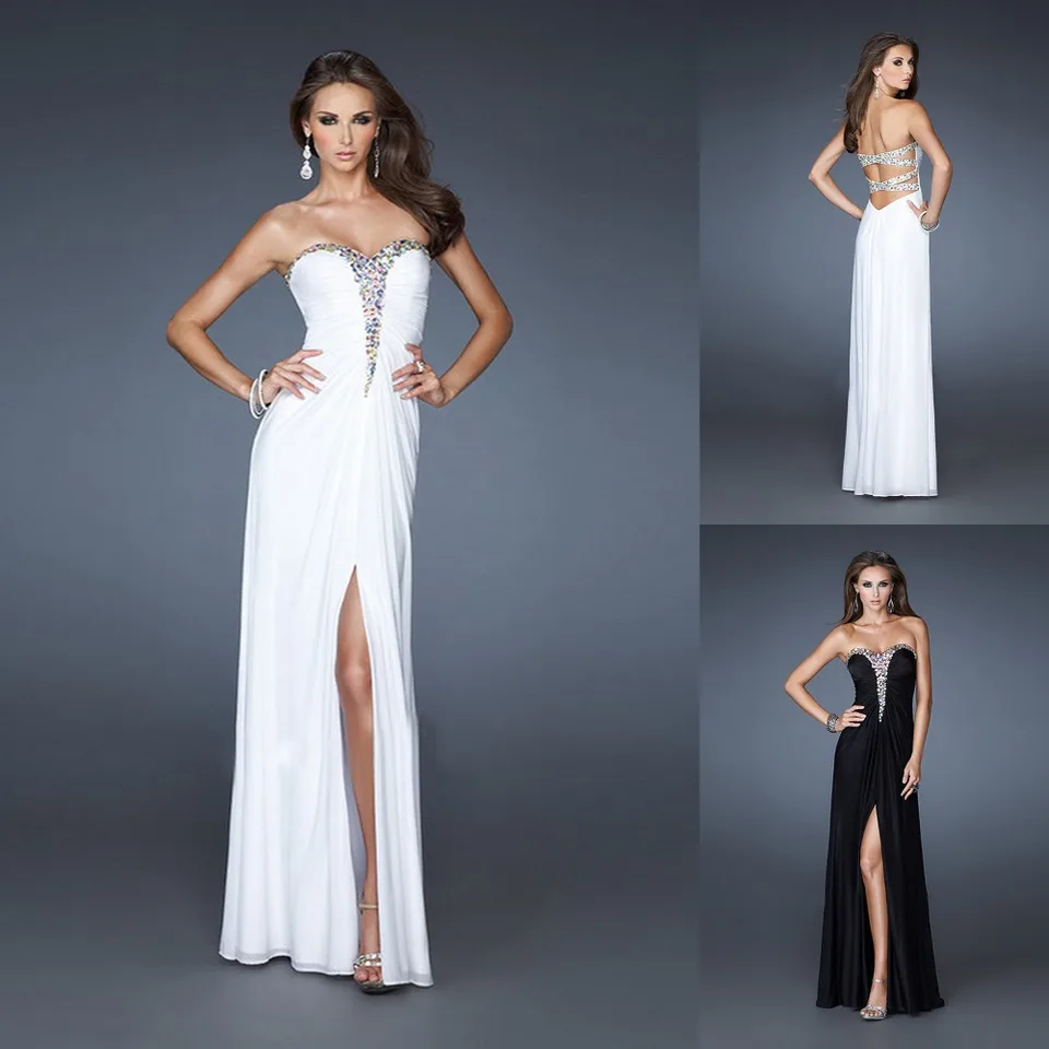 white and diamond dress