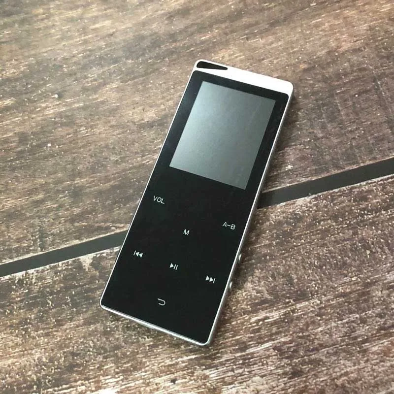 Популярный MP4 плеер с bluetooth mp3 mp4 музыкальный плеер Портативный walkman 2,4 дюймов сенсорные клавиши fm Радио Видео Hifi 16 Гб плеер - Цвет: Серебристый