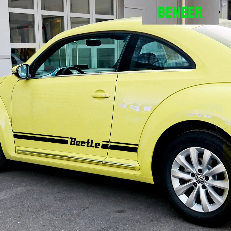 2 шт KK автомобиля боковой стикер тела для Volkswagen Beetle 2013 до