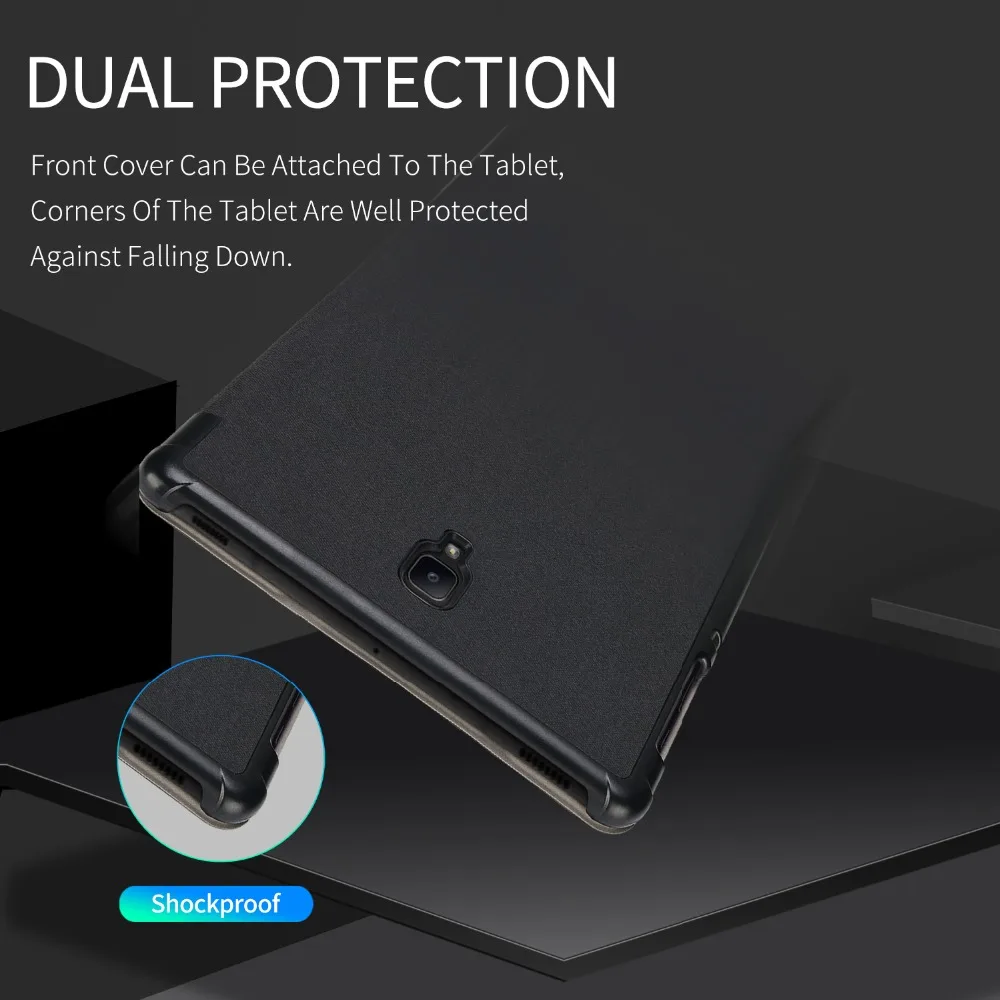 Чехол для samsung Galaxy Tab S4 10,", Роскошный чехол из искусственной кожи, умный флип-чехол для samsung Galaxy Tab S4 T830 T835, 10,5 дюймов