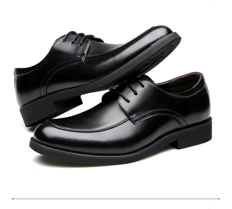 NPEZKGC/брендовые Классические Черные Мужские модельные туфли; модная мужская обувь; мужские оксфорды на шнуровке