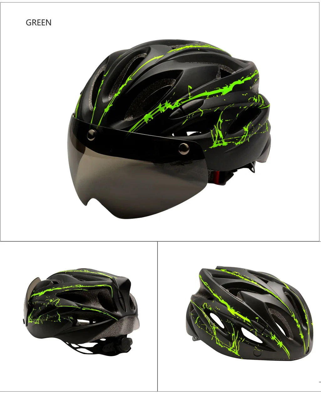 Очки велосипедные шлемы интегрально-формованные Сверхлегкий Магнитный велосипедный шлем для горного велосипеда горный велосипедный шлем с солнцезащитными очками