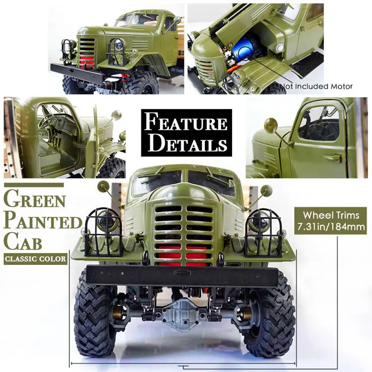 Kingkong масштаб 1/12 CA30/Φ 6x6 советский грузовик с комплектом металлических шасси