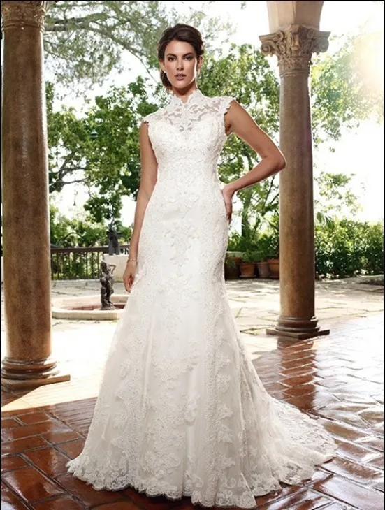 Royal Lace Wedding Dress Formal Dress 2012 Fashion Turtleneck